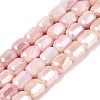 Anti-Tarnish Electroplate Glass Beads Strands EGLA-N027-03A-07-1