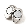 Non-Tarnish 304 Stainless Steel Magnetic Clasps X-STAS-K265-01A-P-4
