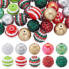 Round Resin Rhinestone & Acrylic Beads DIY-SC0026-80A-1