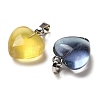 Natural Fluorite Pendants G-C155-02C-P-2