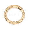 Twisted Ring Hoop Earrings for Girl Women STAS-D453-01G-01-1