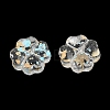 Spray Painted Transparent Acrylic Beads AC-CBAE09B-09-2