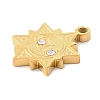 304 Stainless Steel Rhinestone Pendants RB-CBAB4B7-01C-G-2