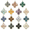 Natural Mixed Stone Faceted Pendants G-A308-01G-1
