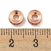 Brass Cubic Zirconia Spacer Beads KK-L215-004B-RG01-2