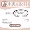 30Pcs Korean Waxed Polyester Cord Bracelet Making YC-TADJ0001-02E-3