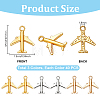 120Pcs 3 Colors Alloy Pendants FIND-PH0038-49-2