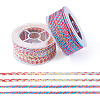 2 Rolls 2 Colors 11M Braided Nylon Chinese Knot Cord WCOR-TA0001-02A-1