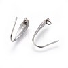 304 Stainless Steel Earring Hooks STAS-I100-41G-2