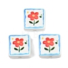 Printed Handmade Porcelain Beads PORC-G016-04B-1