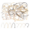 MAYJOYDIY US 56Pcs 8 Style 304 Stainless Steel Earring Hooks STAS-MA0001-09-1