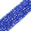 Electroplate Glass Beads Strands EGLA-A044-T1mm-B31-1