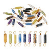 Fashewelry 36Pcs 9 Styles Natural Gemstone Connector Charms FIND-FW0001-34-2