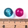 Baking Paint Transparent Glass Beads X1-DGLA-Q022-8mm-M-4