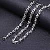 5mm Stainless Steel Byzantine Chain Necklaces LS-FS-WG56795-31-1