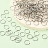 Tarnish Resistant 304 Stainless Steel Saw Cut Open Jump Rings STAS-N015-04-10x1mm-6