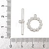 Brass Toggle Clasps KK-G548-34B-P-4