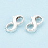 925 Sterling Silver Double Opening Lobster Claw Clasps STER-T008-73S-01-2
