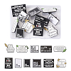 11Pcs 11 Style Motivational Enamel Pins JEWB-BY0001-05-10