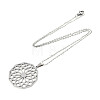 Non-Tarnish 201 Stainless Steel Pendant Necklaces NJEW-S105-JN605-45-1-2