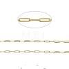 Brass & Stainless Steel Paperclip Chains CHS-XCP0001-05-2