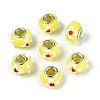 Handmade Lampwork European Beads X-LAMP-Q029-03B-1