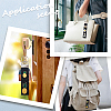 2Pcs Felt Badge Holders Keychain Clasps FIND-CP0004-06B-5