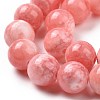 Natural Persian Jade Beads Strands G-D434-6mm-30-4