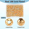 Rack Plating and PVD Vacuum Plating Brass Round Spacer Beads FIND-SP0002-24B-2