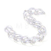 Handmade Transparent Acrylic Twist Chains X-AJEW-JB00660-1
