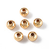 Rack Plating Brass Beads KK-E070-01C-G-3