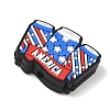 Independence Day Silicone Beads SIL-E013-01E-2