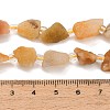 Natural Yellow Botswana Agate Beads Strands GG-CBA0B77-A21-02-4