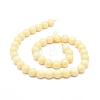 Natural Yellow Jade Beads Strands G-D0010-02-10mm-2