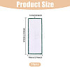 Cotton Blank Bookmarks AJEW-WH0643-200B-07-2