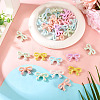 30Pcs Opaque UV Plating Acrylic Beads OACR-TA0003-68-5