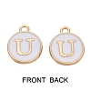 Golden Plated Alloy Charms ENAM-SZ0001-25A-U-2