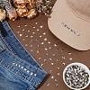500Pcs Brass Hotfix Iron On Rivets KK-SP0002-60S-4