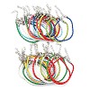 Trendy Braided Imitation Leather Bracelet Making BJEW-YW0001-09-2