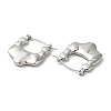 304 Stainless Steel Thick Hoop Earrings for Women EJEW-Z026-28P-2