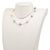 Colorful Polymer Clay Fruit Kids Beaded Necklaces NJEW-JN03288-5
