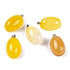 Natural Agate Dyed Pendants G-Q172-07P-03-1