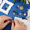 Zinc Alloy Enamel Cufflinks BUTT-GL0001-12-3
