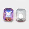 Pointed Back Glass Rhinestone Cabochons RGLA-T019-13x18mm-04-2