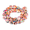 Spray Painted Synthetic Turquoise Beads Strands G-N352-28A-03-2