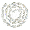 1Strand Electroplate Transparent Glass Beads Strands EGLA-TADJ0001-20A-1