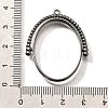 Alloy Open Back Bezel Pendants PALLOY-I223-11B-3