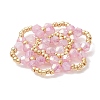 Glass Seed Beaded Pendants PALLOY-MZ01245-01-4