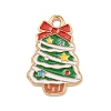 Christmas Theme Alloy Enamel Pendants ENAM-I060-01C-1