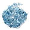 Natural Aquamarine Chip Beads Strands G-E271-96-7